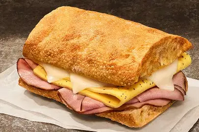 Ciabatta Ham, Egg & Cheese Sandwich