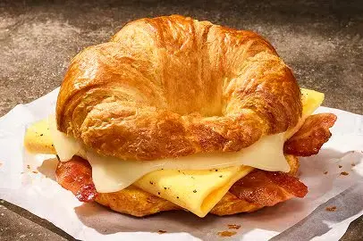 Croissant Bacon, Egg & Cheese Sandwich