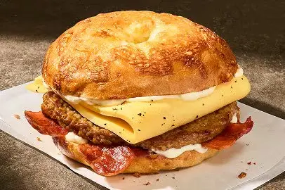 Farmhouse Duo Asiago Bagel Stack