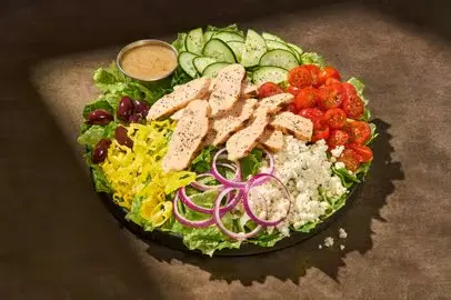 Greek Salad with Chicken