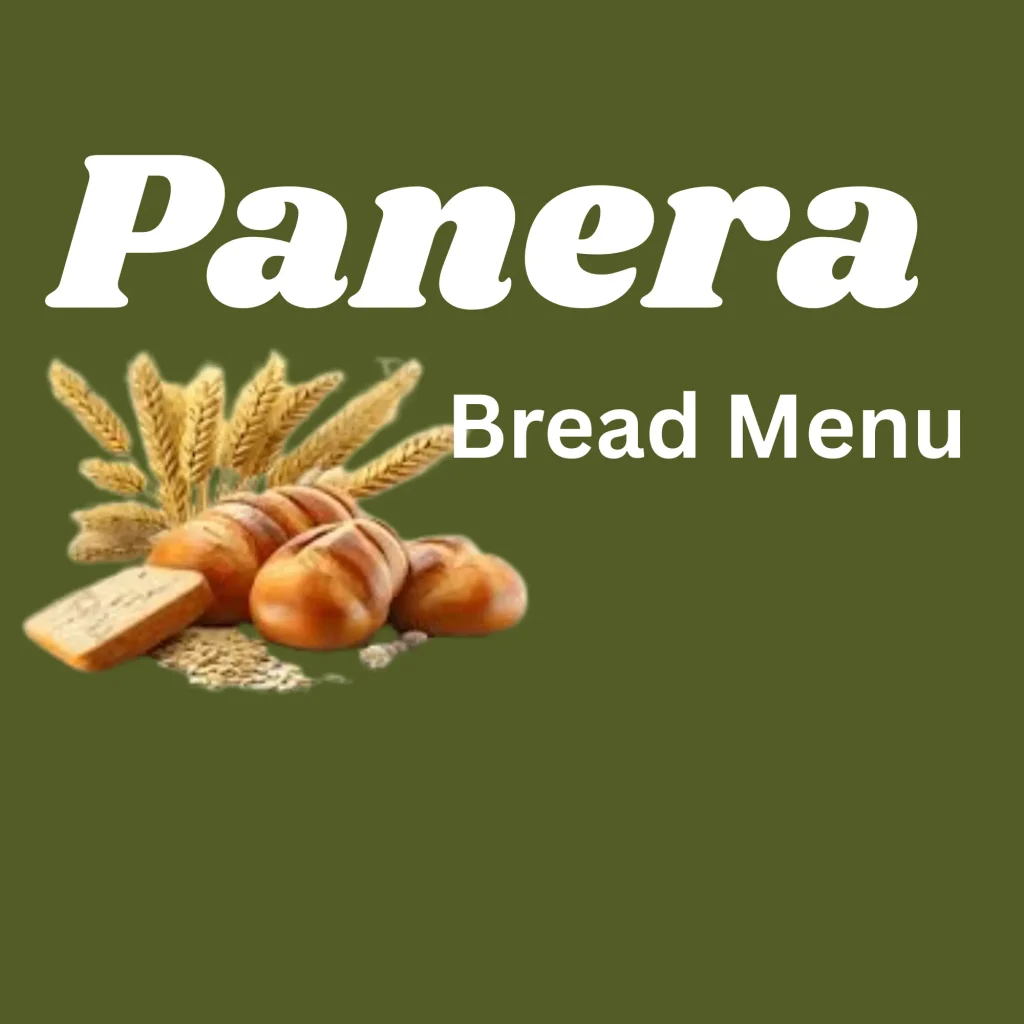 Panera Bread Menu