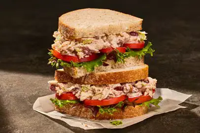 1 Cranberry Walnut Chicken Salad Sandwich